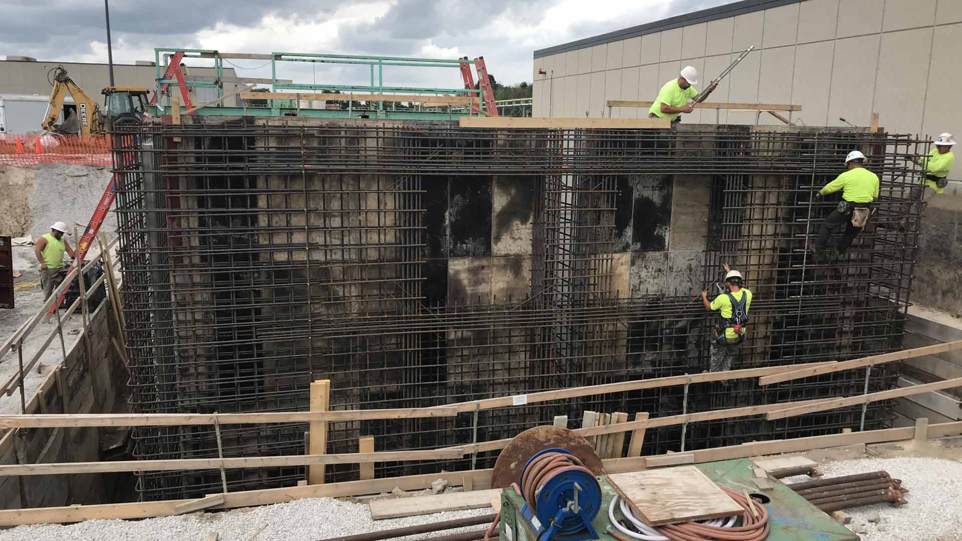 Staabco Employees working at the Brookfield Pollution Control Center Construction Site