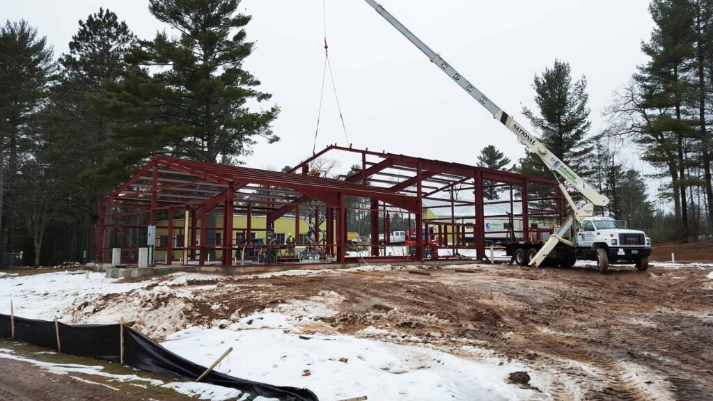 Wisconsin Valley Improvement Company Construction Site