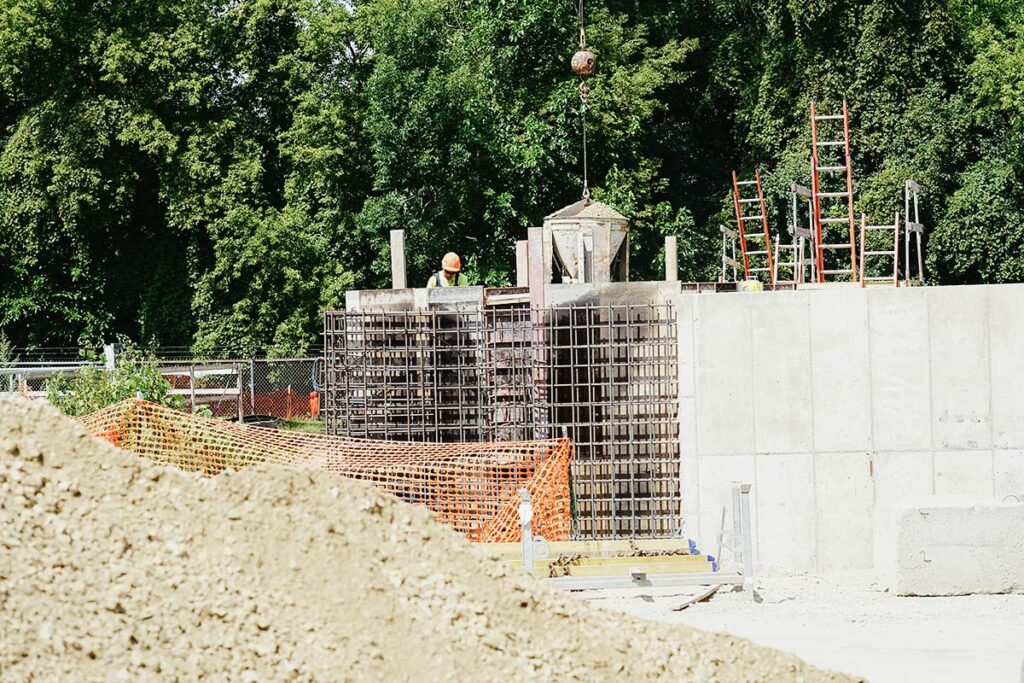 Staab employee at a job site